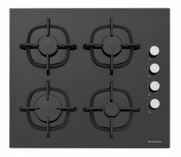 SilverLine CS5343B01 Siyah 60cm Ankastre Ocak ürün görseli 1