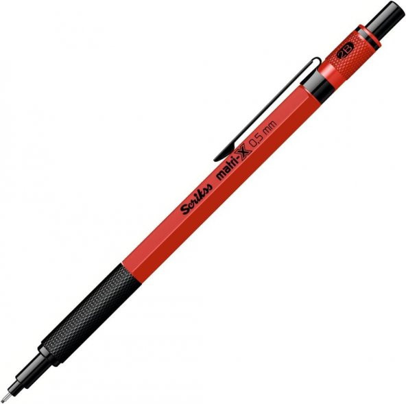 Scrikss Matri-X Versatil 0.5 mm Kırmızı Şeffaf Kutu ürün görseli 1