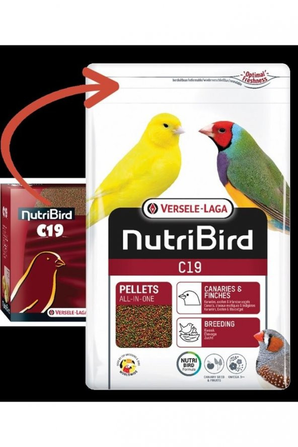 Nutrıbırd C19 Kanarya - Finch Pelet 10 Kg ürün görseli 1