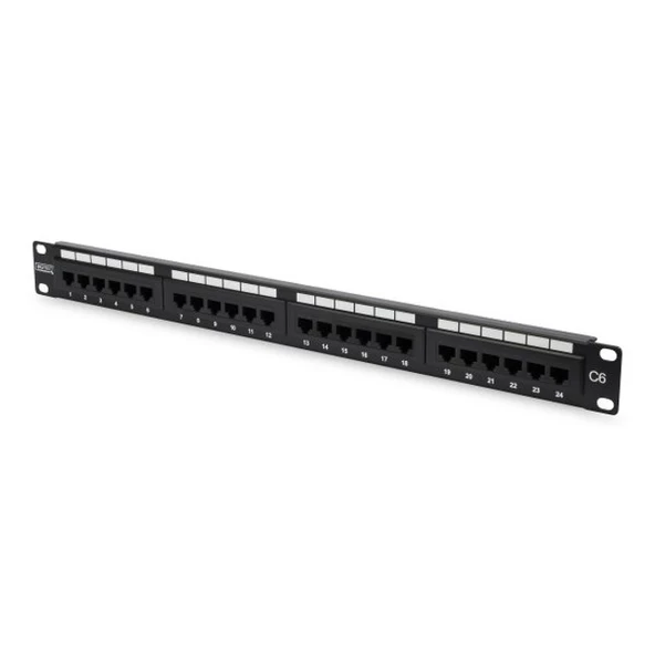 Digitus 24 Port Patch Panel Dolu Cat6 (DN-91624U) ürün görseli 1