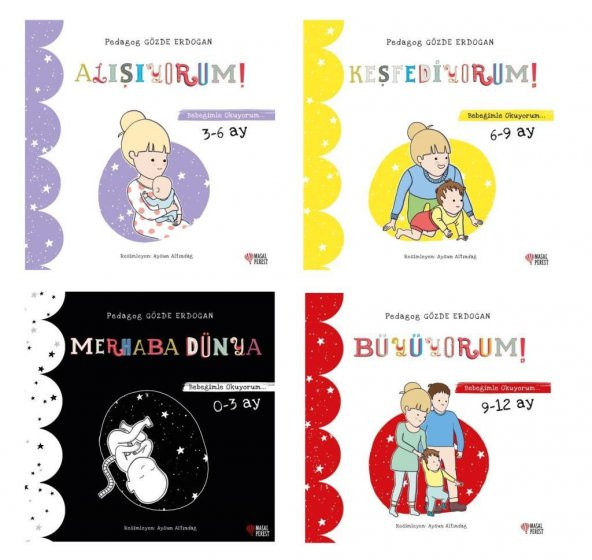 Pedagog Gözde Erdoğan Bebeğimle Okuyorum Seti 0-12 ay (4 Kitap) ürün görseli 1