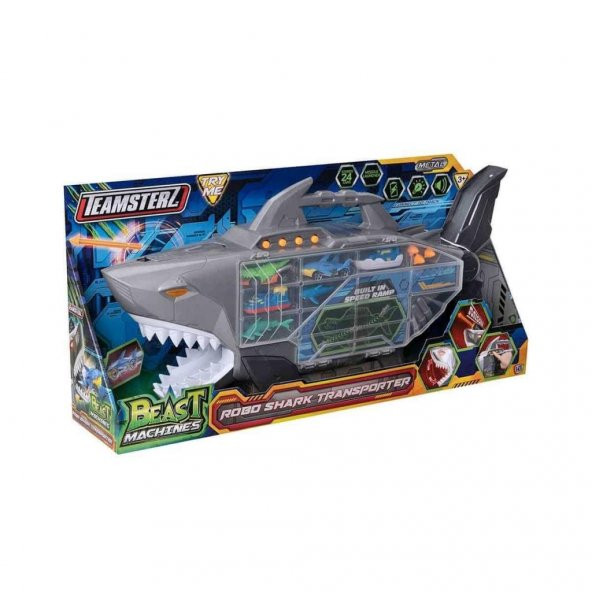 74461 Teamsterz Beast Machines Robo Shark Çantalı Transporter -Sunman ürün görseli 1