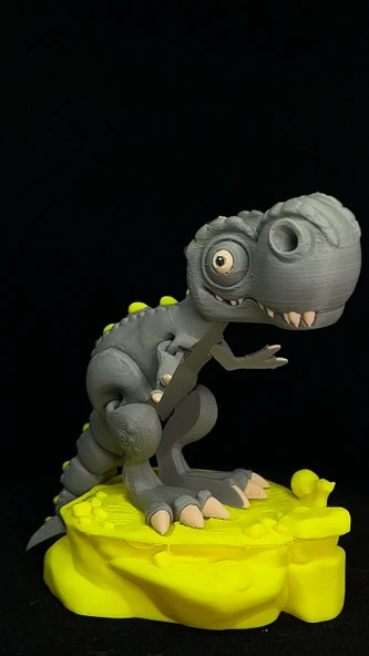 Minikbahcem Flexi Hareketli Oyuncak T-Rex Dinosaur - Resim 4
