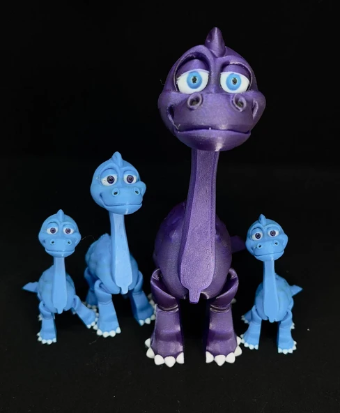 Minikbahcem Flexi Hareketli Oyuncak Brachiosaurus Dinosaur - Resim 3