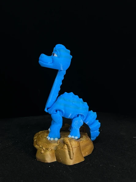 Minikbahcem Flexi Hareketli Oyuncak Brachiosaurus Dinosaur - Resim 4