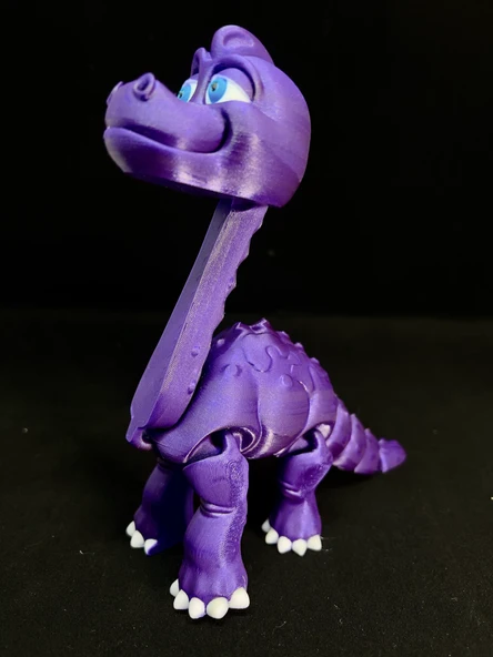 Minikbahcem Flexi Hareketli Oyuncak Brachiosaurus Dinosaur - Resim 2