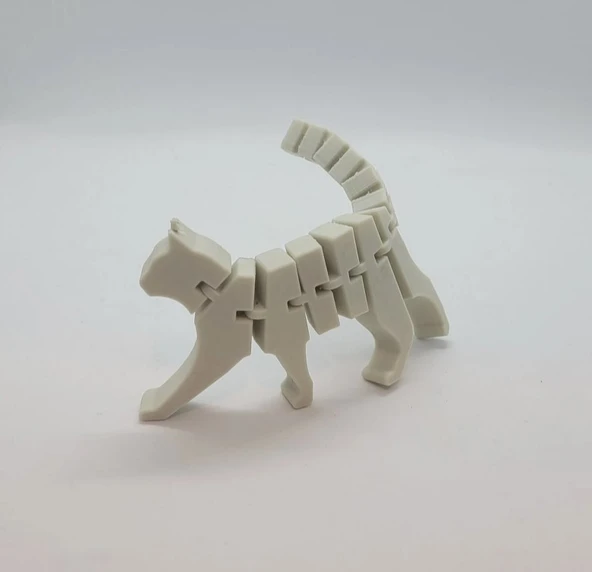 Minikbahcem Flexi Hareketli Oyuncak Kedi - Resim 3