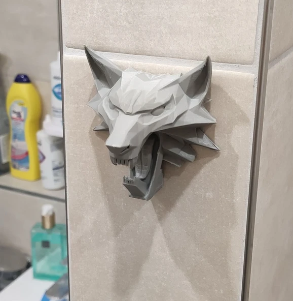 Witcher Kurt Duvar Banyo Havlu Elbise Kıyafet Askısı ürün görseli 1