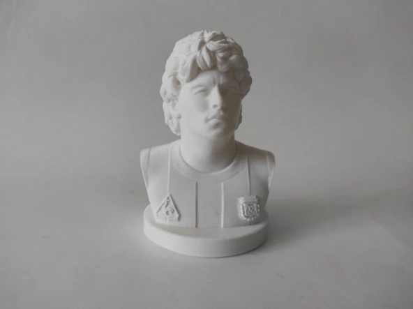 Diego Armando Maradona Bust Futbol Futbol İs Love 10 Cm ürün görseli 1