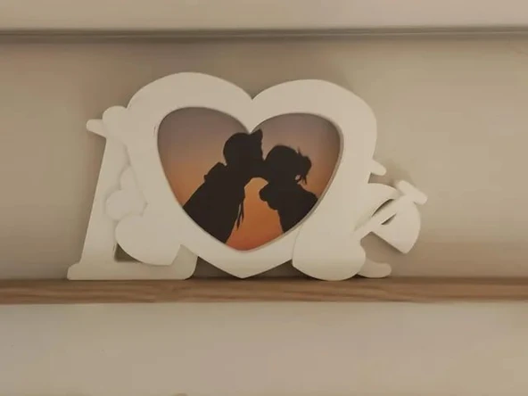 Love Yazılı Fotoğraf Çerçevesi ürün görseli 1