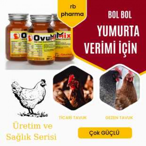 OVUMİX 100 Gr Tavuk Yumurtlatma Vitamini ürün görseli 1