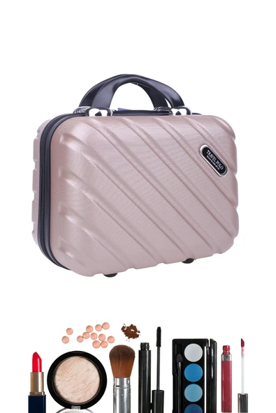 Travel Polo 2445 Kadın Makyaj El Valizi Seyahat Çantası ürün görseli 1