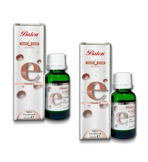 2 Adet E Vitamin E Alpha Tocopherol 20 Ml Yeni Ürün ürün görseli 1