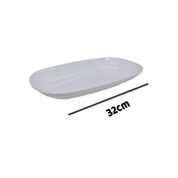 Akel Melamin Kırılmaz Kayık Tabak 32cm 083 ürün görseli 1