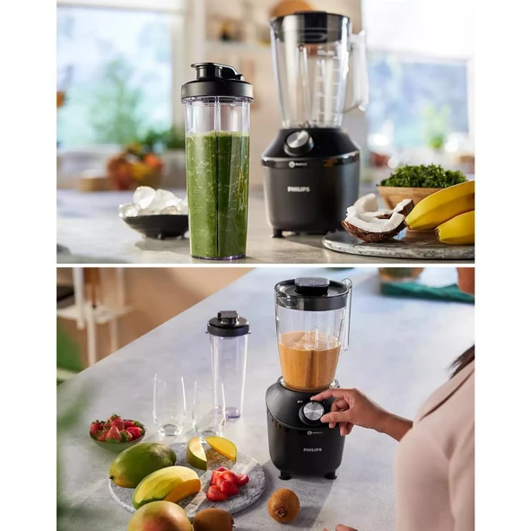 Philips HR2291/41 ProBlend 600W Sürahi Blender - Resim 6