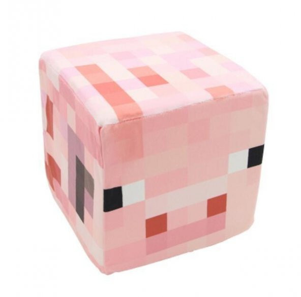 Minecraft Domuz Küp Yastık Minder Peluş Oyuncak 10CM ürün görseli 1
