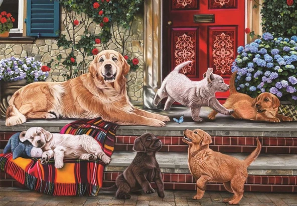 Anatolian 260 Parça Dost Köpekler Çocuk Puzzle ürün görseli 1