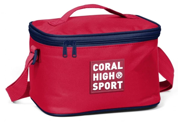 Coral High Sport Kırmızı Lacivert Thermo Beslenme Çantası 22892 ürün görseli 1
