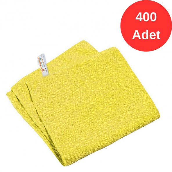 Mulpex Mikrofiber Genel Temizlik Bezi Sarı 40X40 cm. - 400 Adet ürün görseli 1