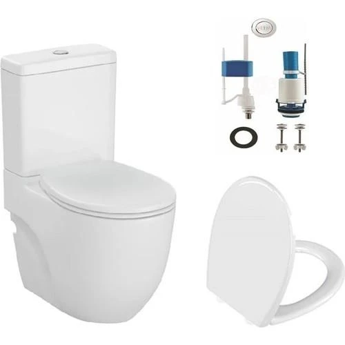 Norm 501 Duvara Sıfır Klozet + Norm Yavaş Kapak + VitrA İç Takım Set ürün görseli 1