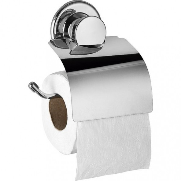 Wc Kağıtlık Güçlü Yapışkanlı Krom Paslanmaz Tuvalet Kapaklı Kağıtlık ürün görseli 1
