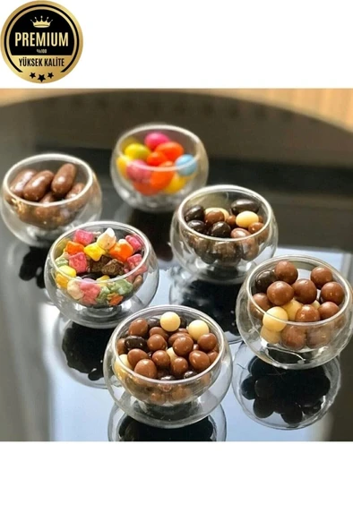 Tohana 6 lı Çift Cidarlı Mini Sosluk Drajelik Lokumluk 32131 ürün görseli 1