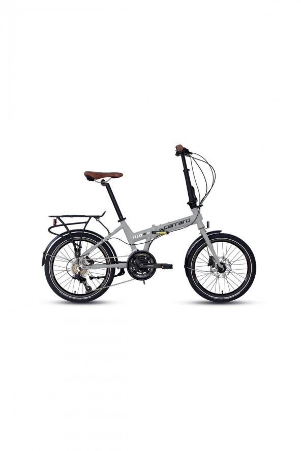 Carraro Flexi 121 Hd 21 Vites Hidrolik Disk Fren Full Shimano Katlanır Bisiklet Mat gri ürün görseli 1