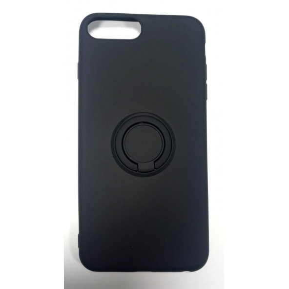 Apple iphone 7Plus / 8Plus Renkli Yüzüklü Standlı Yumuşak Slikon Kılıf ürün görseli 1
