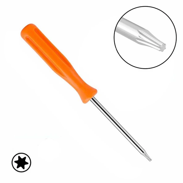 T6 Tornavida PS3 PS4 XBOX Tamir T6 Torx Uçlu Tornavida Deliksiz ürün görseli 1