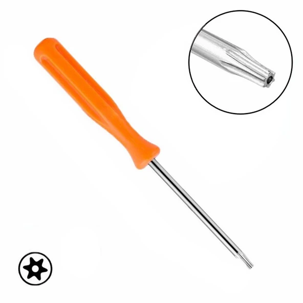 T8 Tornavida PS3 PS4 PS5 XBOX Tamir T8 Torx Uçlu Tornavida Delikli ürün görseli 1