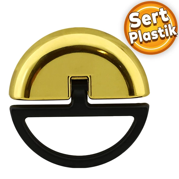 Montana Çekmece Dolap Dolabı Kulpu Kulbu 32 Mm Sert Plastik Mat Siyah Gold Kulpları Mobilya Mutfak ürün görseli 1