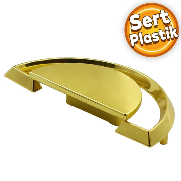Regnum Kulp Mobilya Mutfak Çekmece Dolap Dolabı Kapak Kulpu Kulpları Kulbu Plastik Gold ürün görseli 1