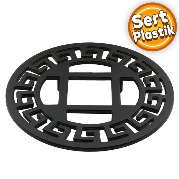 Versace Kulp Mobilya Mutfak Çekmece Dolap Dolabı Kapak Kulpu Kulpları Kulbu Plastik Mat Siyah ürün görseli 1