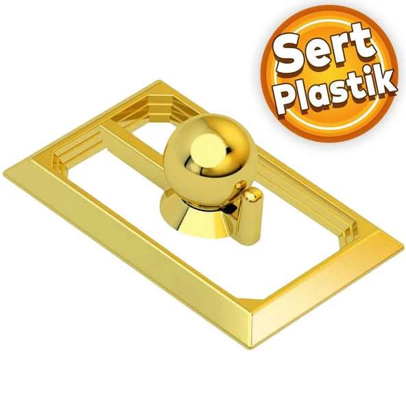Veyron Küre Kulp Mobilya Mutfak Çekmece Dolap Dolabı Kapak Kulpu Kulpları Kulbu Plastik Gold ürün görseli 1