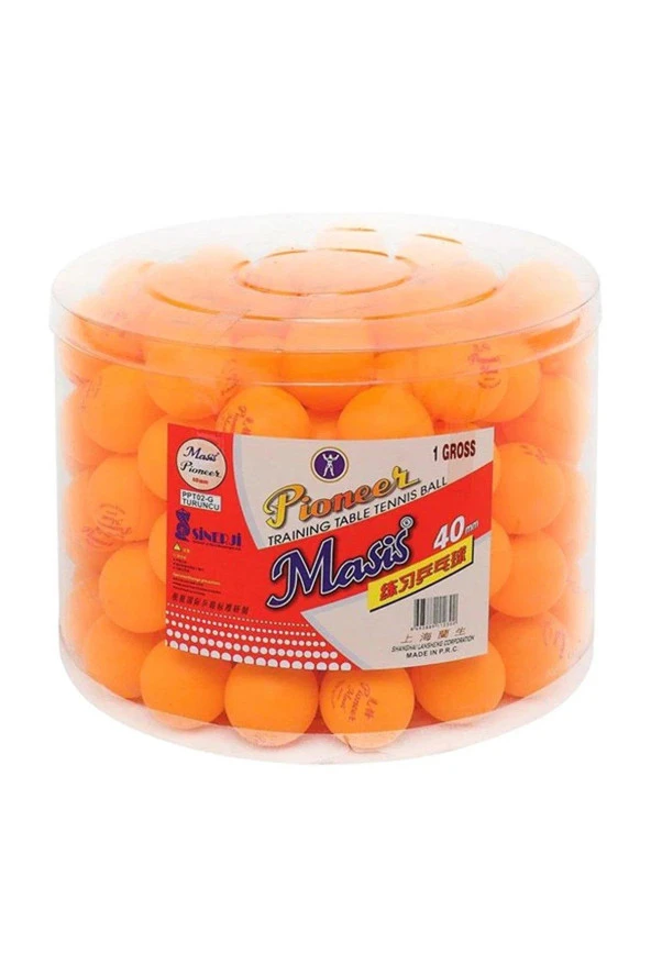 Masis Pin Pon Topu Pioneer 40 MM Renkli Pin Pon Topu (144 Lü Paket) ürün görseli 1