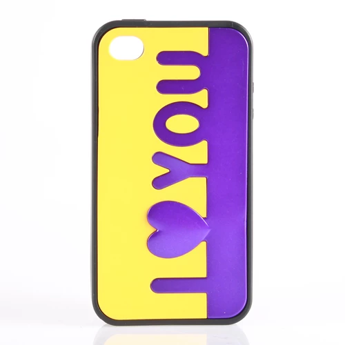iPhone 4 / 4s Taraftar F Silikon Kılıf Sarı-Lacivert ürün görseli 1