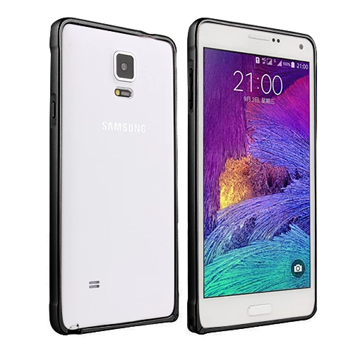 Samsung Note 4 N910 Bumper Çerçeve Kılıf Siyah ürün görseli 1