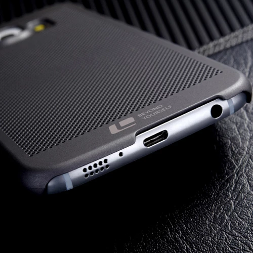 Samsung Galaxy A7 (A700) Loopee Point Sert Arka Kapak Gold - Resim 3