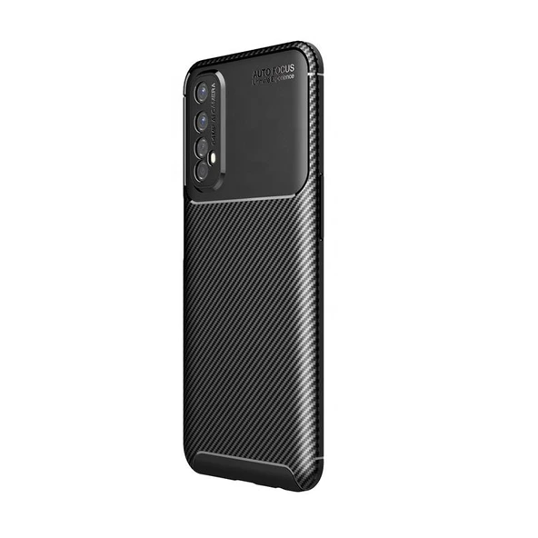 Smcase Realme 7 Kılıf Negro Karbon Dokulu Silikon ürün görseli 1