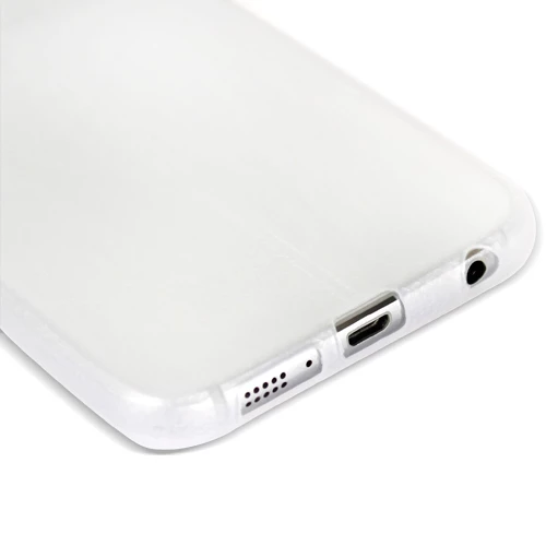 FitCase Samsung Galaxy E5 (E500) Ultra İnce Dikişli TPU Arka Kapak Şeffaf - Resim 3