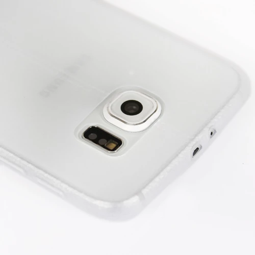 FitCase Samsung Galaxy E5 (E500) Ultra İnce Dikişli TPU Arka Kapak Şeffaf - Resim 2