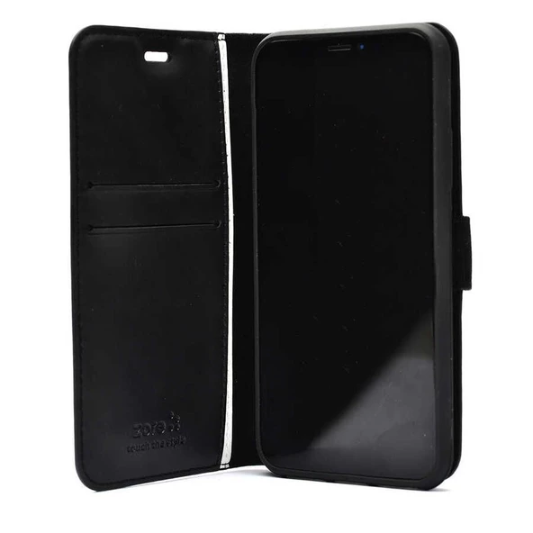Smcase Oppo A73 Kılıf Delüxe Standlı Cüzdan - Resim 8