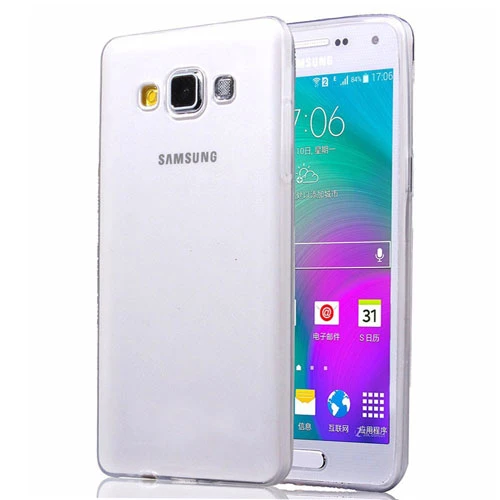 Samsung Galaxy E5 (E500) Color Curve Silikon Arka Kapak / Kılıf Şeffaf ürün görseli 1