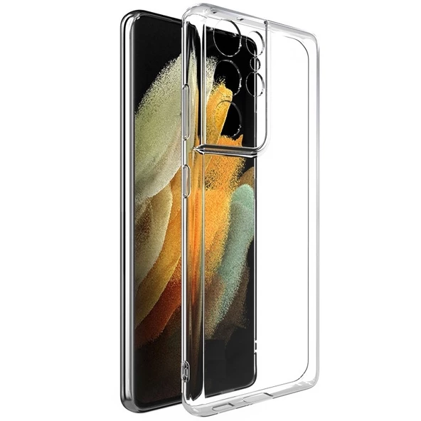 Smcase Samsung Galaxy S21 Ultra 5G Kılıf Kamera Korumalı Silikon ürün görseli 1