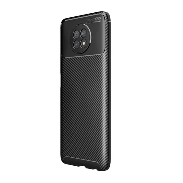 Smcase Xiaomi Redmi Note 9T Kılıf Karbon Dokulu Dizayn Silikon ürün görseli 1