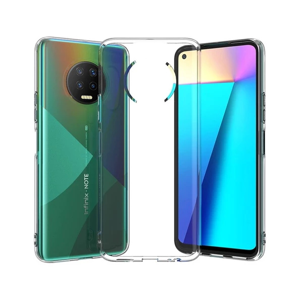Smcase İnfinix Note 7 Kılıf Lüks Tpu Silikon - Resim 3