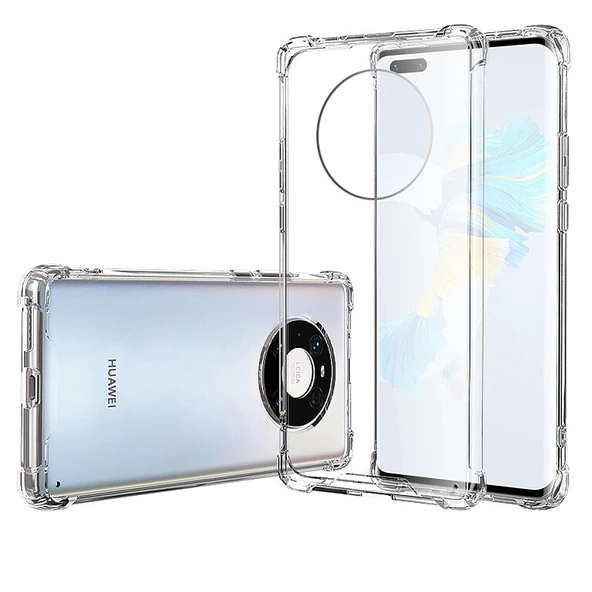 Smcase Huawei Mate 40 Pro Kılıf Darbe Korumalı Silikon - Resim 2