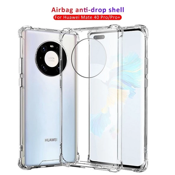 Smcase Huawei Mate 40 Pro Kılıf Darbe Korumalı Silikon - Resim 3