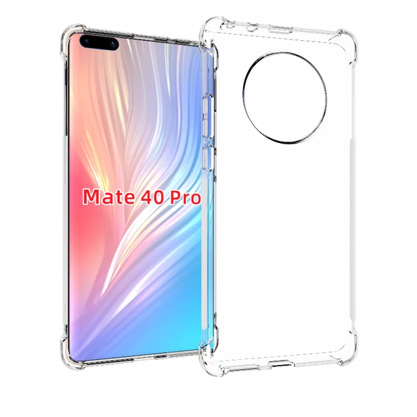 Smcase Huawei Mate 40 Pro Kılıf Darbe Korumalı Silikon ürün görseli 1
