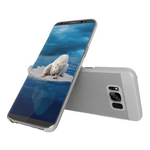 Samsung Galaxy S8 Plus Loopee Point Sert Arka Kapak Gri ürün görseli 1